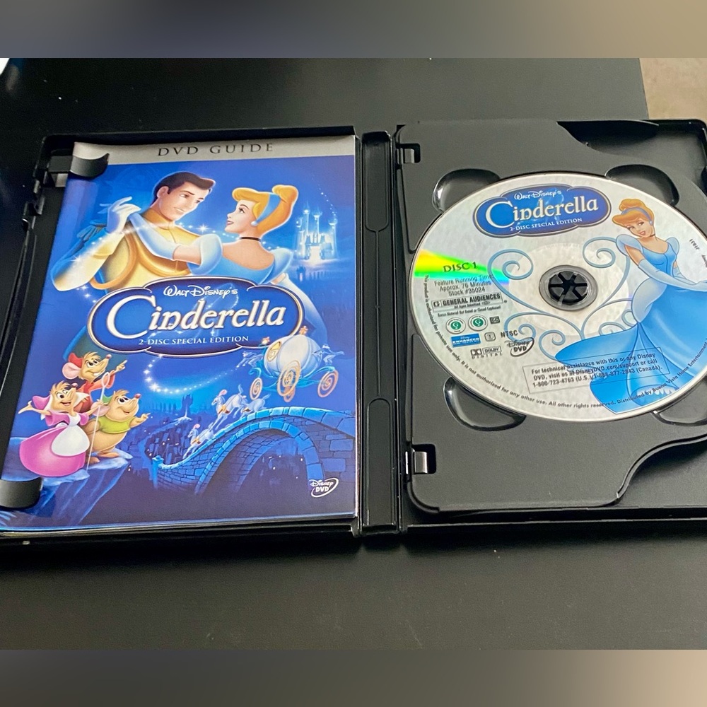 7 Disney Animated Movie DVD Lot Cinderella Bambi Frozen Little Mermaid Monsters - Picture 3 of 16